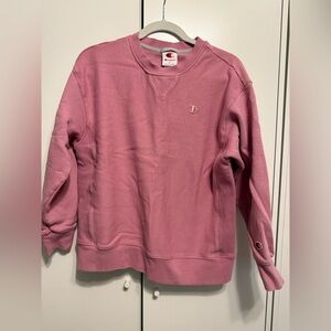 Champion Crewneck Sweatshirt with Embroidered Logo